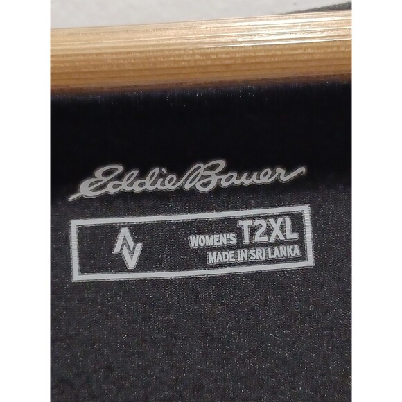 Eddie Bauer Black Aster Tank Sleeveless Empire Waist Dress Size 2XL New - Picture 5 of 7